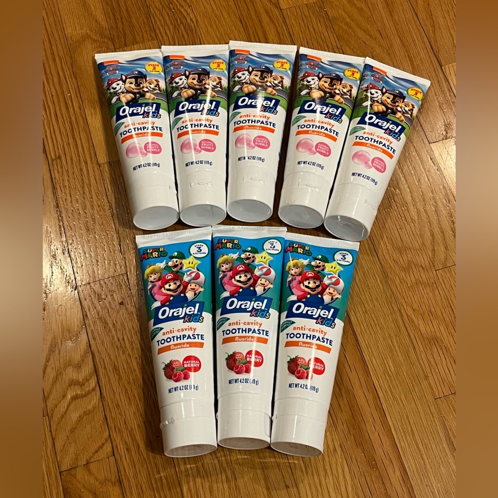 Orajel Kids' Fluoride Toothpaste - 4.2oz (8 pack)
